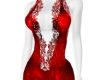 Glowing Red Gown