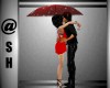 *@sh*red umbrella kiss