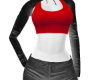 Hoodie/shorts red