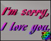 :S I'm Sorry I Love You