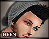 Heen| Black Hair+Beanie