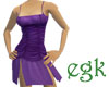 [egk] Ruched Dress Lilac