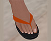 Orange Flip Flops 3 (M)