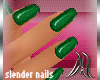 [M] Slender Green Nails