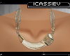 C! Fang Gold Necklace