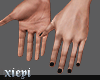 . realistic+black nails