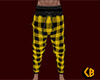 Yellow PJ Pants Plaid M