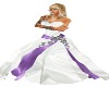 White/Purple Wed. dress