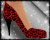 Leopard Heels (Red)