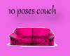 10 seat pose couch