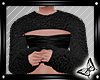 !! Black Fur Shrug