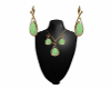 -1m- Jewelry set green
