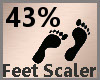 Feet Scaler 43% F