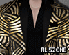 [AZ] Gold/black suit ope