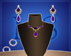MS Sari Jewelry Purple
