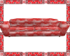 RED WHITE MARBLE COUCH