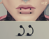 rz. Lip Dual Piercing B
