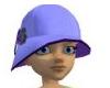 blue cloche hat
