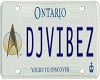 DJVibez Licence Sticker