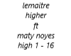 lemaitre - higher