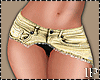 Mini Gold Jean Skirt RL
