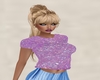 Lilac Glitter T-Shirt