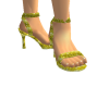 Golden Sandal Heels