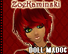 ~ZOE DOLL red MADOC~