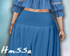 !H! Blue Gyspy Skirt