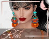 Earrings Orange
