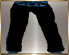 Blue Leopard Pants