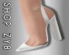 ZY: Stylish White Heels