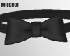Bow blk Choker