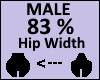 Hip Scaler 83% Male