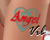 Angel Tattoo Red