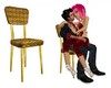 Golden Lovers Chair