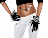 Fun Gloves Black/White