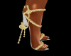 Lux gold heels