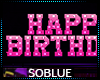 *SB* Pink Birthday Sign