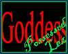 Goddess Head Sign