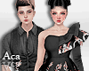 Couple Black Batik F