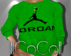 !C N30N Green Jordan Top