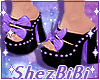 ♡ Black+Purple Sandals