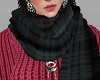 Black&Blue Plaid Scarf