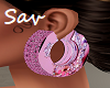 Barbie Glitter Earrings