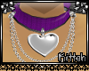 Kit~ Purple Heart Collar