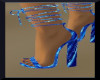 simpley sequine blu heel