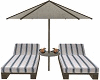 beach lounge chairs