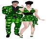 MY Green Disco Dress - F