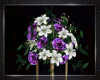 ! PEDESTAL BOUQUET Purpl